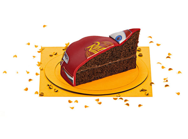 [Part du gâteau au chocolat Cars]