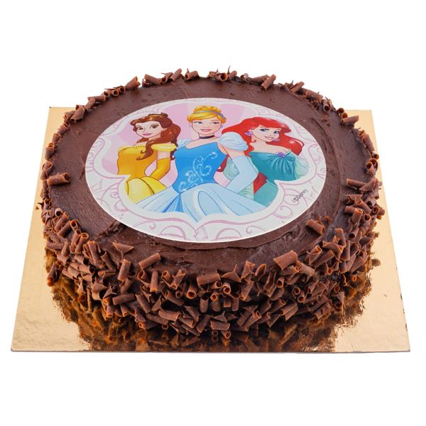 [Visuel du gâteau Princesses Disney représentant trois princesses Disney]