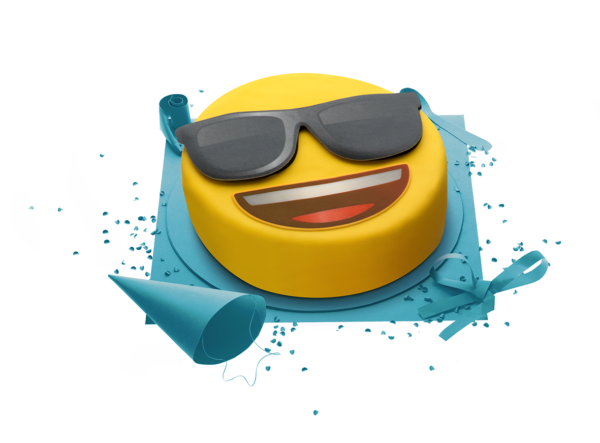 Gateau Emoji cool
