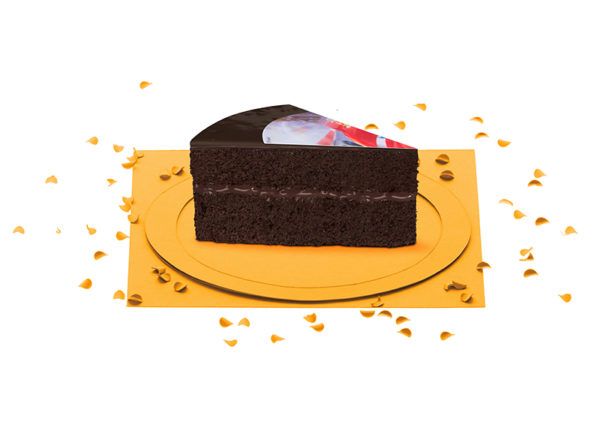 [Part du gâteau au chocolat Cars]