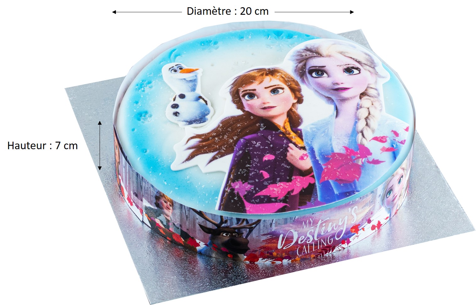 Gâteau La Reine des Neiges 2, acheter un gâteau d'anniversaire La