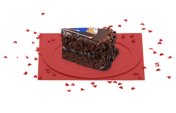 [Part du gâteau au chocolat Spiderman]