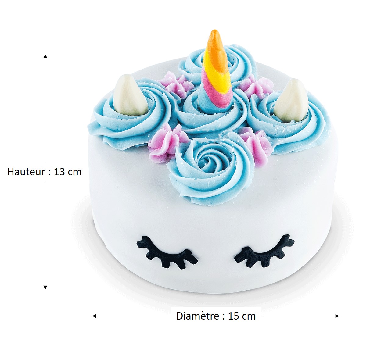 Gâteau d'anniversaire Licorne, gâteau thème Licorne, gâteau licorne au  chocolat - Super Gâteaux