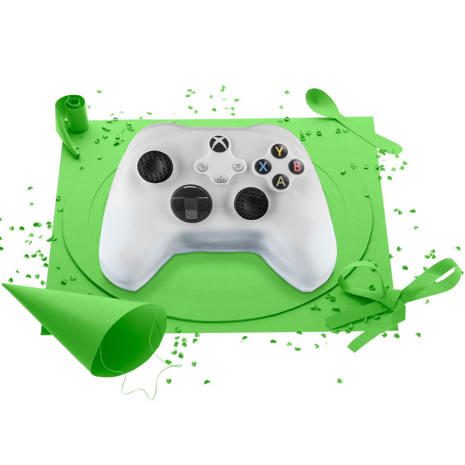 Gâteau XBOX, gâteau manette XBOX, gâteau en forme de manette de jeu - Super  Gâteaux