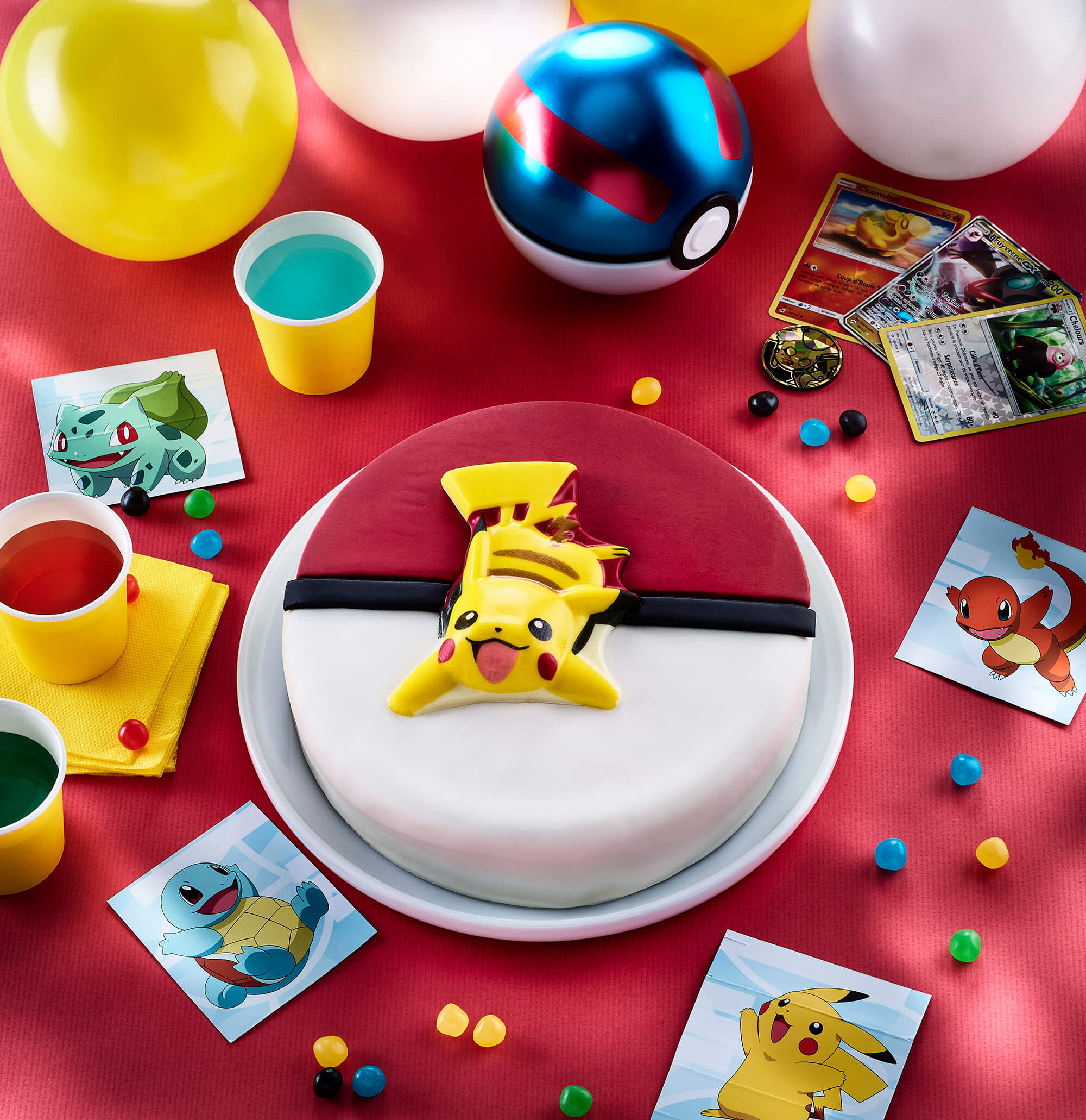 Un anniversaire sur le thème Pokémon