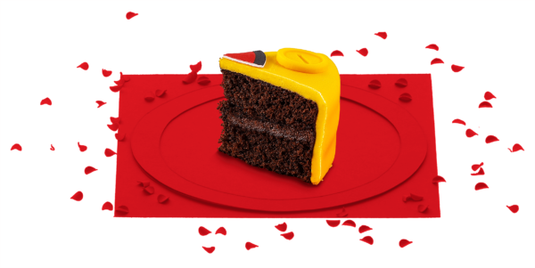 [Part du gâteau au chocolat Mario]