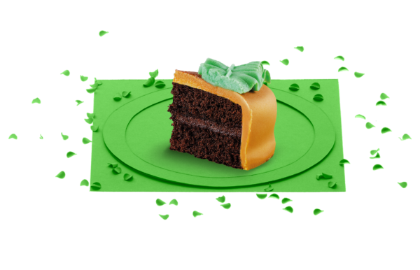 [Part du gâteau au chocolat Dinosaure Jurassic World]