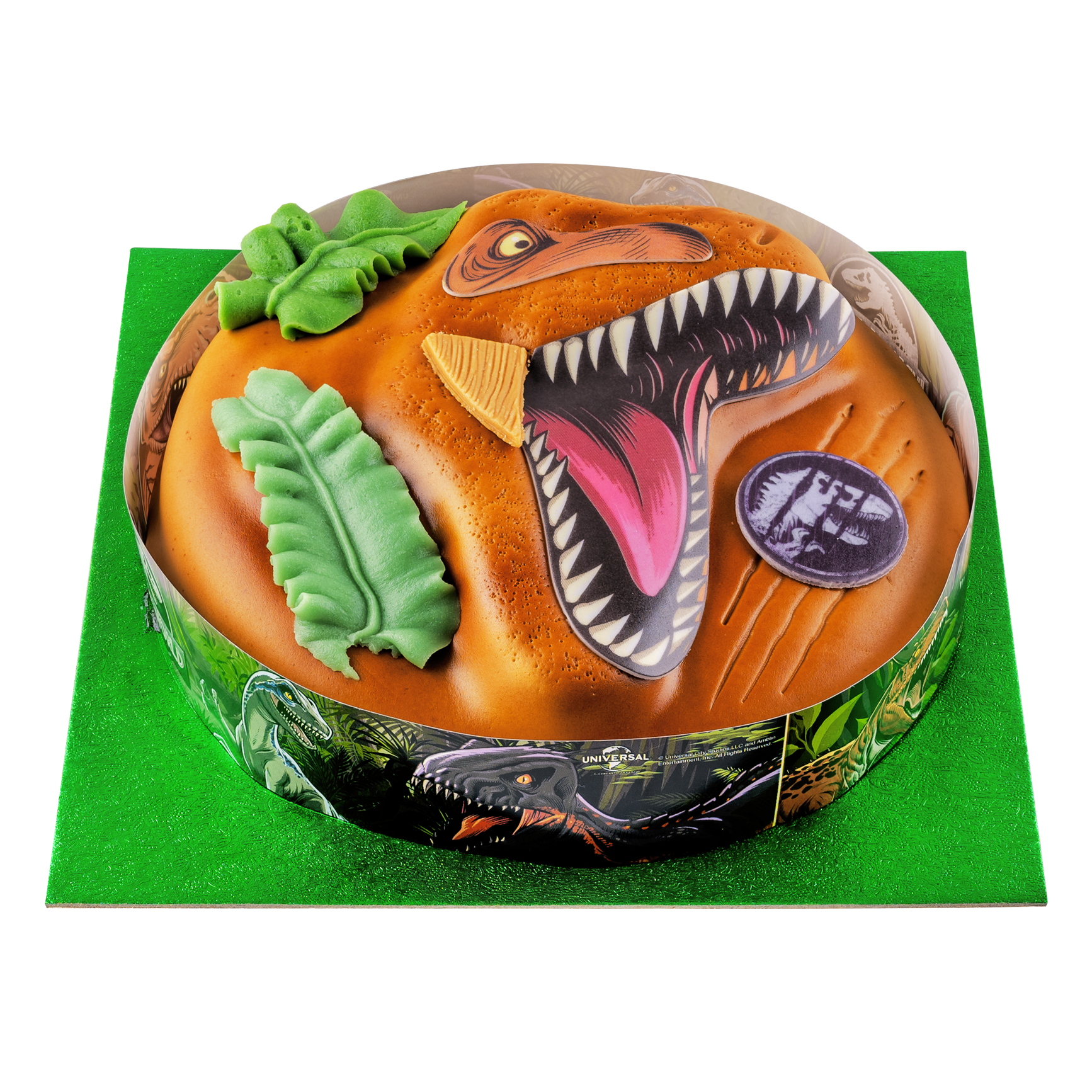 Gâteau d'anniversaire Jurassic World, gâteau thème dinosaure en pâte à  sucre - Super Gâteaux