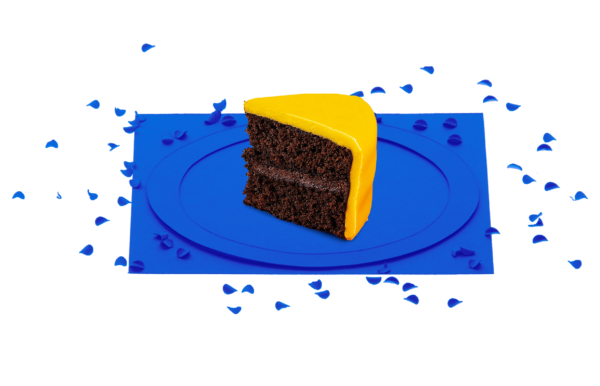 [Part du gâteau au chocolat Batman]