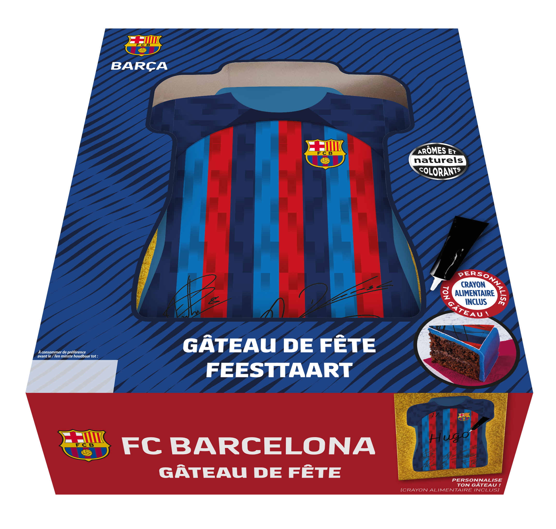 Maillot barca online personnalisé