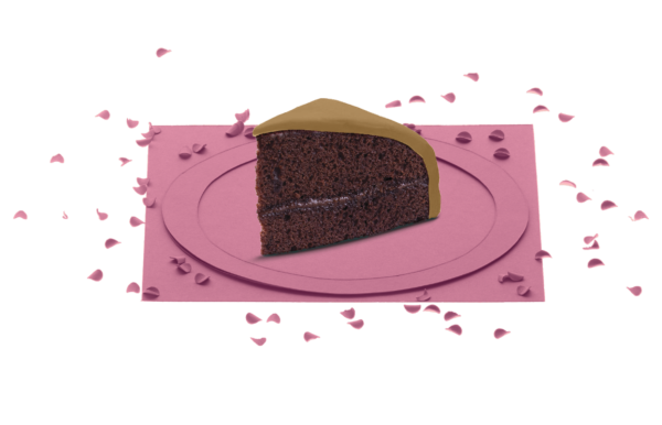 [Part du gâteau au chocolat Stella de la Pat'Patrouille]