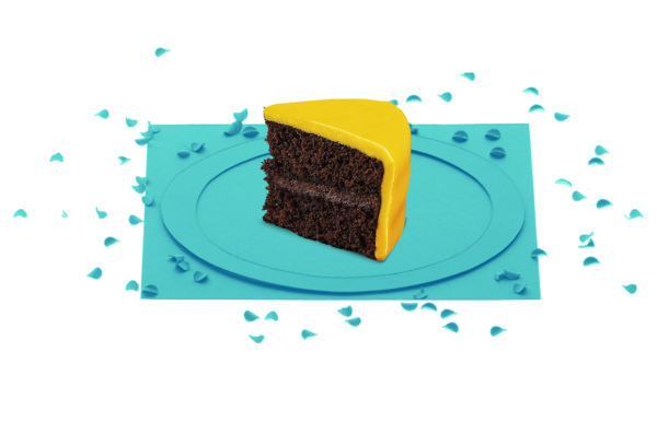 [Part du gâteau au chocolat Bob l'Eponge]